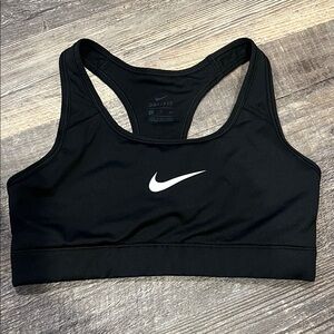 Nike Women's Black and White Sports Bra